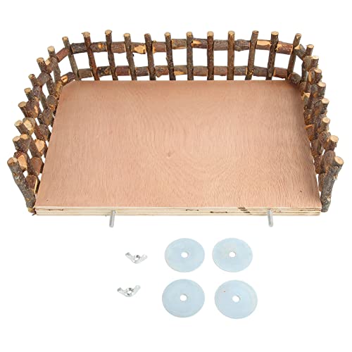 Hamster-Kletterplattform, Mehrzweck-Hamster-Spielplattform, Käfig-Spielplattform, Käfigzubehör, kleiner Haustier-Aktivitätsspielplatz für Hamster, Chinchillas, Kaninchen, Schweine (Large) von COSMICROWAVE