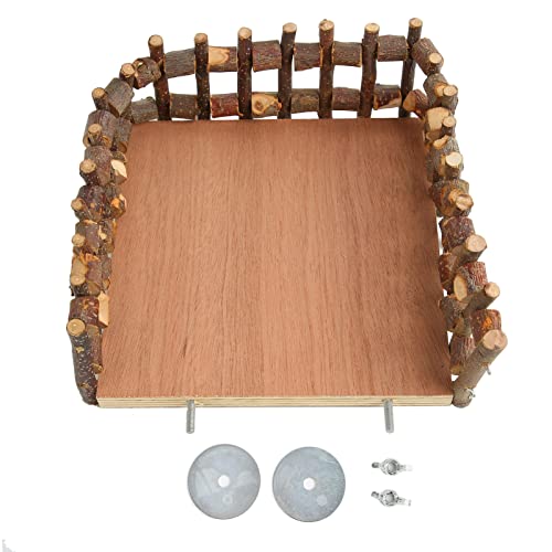 Hamster-Kletterplattform, Mehrzweck-Hamster-Spielplattform, Käfig-Spielplattform, Käfigzubehör, kleiner Haustier-Aktivitätsspielplatz für Hamster, Chinchillas, Kaninchen, Schweine (Small 380ml) von COSMICROWAVE