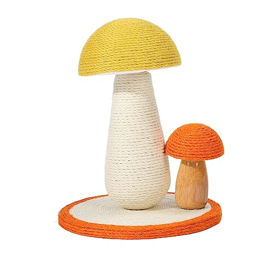 Kratzbaum für Katzen, Krallenschleifen, interaktiver Pilzform, Sisal, Kätzchen, Kletterkratzer für den Innenbereich Kratzbaum für Katzen, Krallenschleifen, interaktiver Pilzform, Sisal, Kätzchen, Kletterkratzer für den Innenbereich von COSMICROWAVE