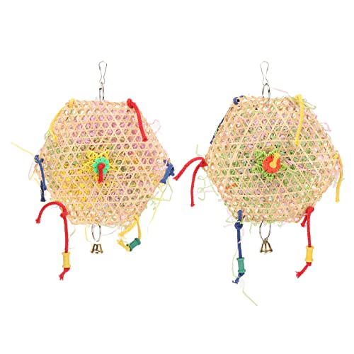 COSMICROWAVE Papageien-Spielzeug, großer Vogel-Schredder, Wandmatte, Sittiche, Nahrungssuche, hängendes Spielzeug, Sittich-Kletterspielzeug, Papageien-Schredder-Spielzeug, lebendige Farben, COSMICROWAVE Papageien-Spielzeug, großer Vogel-Schredder, Wandmatte, Sittiche, Nahrungssuche, hängendes Spielzeug, Sittich-Kletterspielzeug, Papageien-Schredder-Spielzeug, lebendige Farben, von COSMICROWAVE