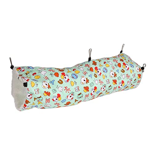 Pet Amusement Decompression Tunnel Nest, Small Animal Hanging House Cage Nest, Hanging Tunnel and Hammock, Honey Bag Flying Squirrel Chipmunk Climbing Bored Tunnel Nest von COSMICROWAVE