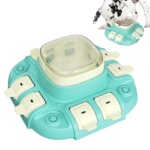 COSOWO Dog Puzzle Toys Treat Dispensing Enrichment Toy for Smart Dogs, Interactive Brain Stimulation Toys for Puppy IQ Training, Slow Feeding Puzzles for Pet with 1 Replacement Cover Blue COSOWO Dog Puzzle Toys Treat Dispensing Enrichment Toy for Smart Dogs, Interactive Brain Stimulation Toys for Puppy IQ Training, Slow Feeding Puzzles for Pet with 1 Replacement Cover Blue von COSOWO