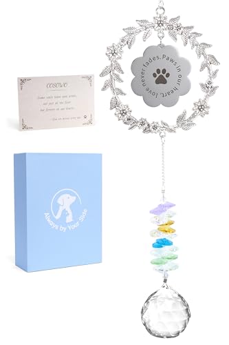 COSOWO Gedenkgeschenk für den Verlust des Haustiers – Handgefertigtes Kristallpfotenabdruck-Ornament, Beileidsgeschenk für Hunde- und Katzenliebhaber für Trauer, Heilung und tägliche Erinnerung, mit COSOWO Gedenkgeschenk für den Verlust des Haustiers – Handgefertigtes Kristallpfotenabdruck-Ornament, Beileidsgeschenk für Hunde- und Katzenliebhaber für Trauer, Heilung und tägliche Erinnerung, mit von COSOWO