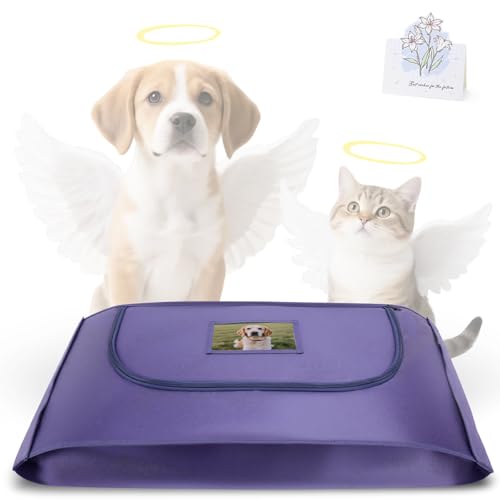 COSOWO Kleine Haustier-Grabtasche, würdevolle und auslaufsichere Körpertasche für verstorbene Haustiere, für Kaninchen, Kätzchen und kleine Hunde, inklusive Erinnerungskarte für den endgültigen COSOWO Kleine Haustier-Grabtasche, würdevolle und auslaufsichere Körpertasche für verstorbene Haustiere, für Kaninchen, Kätzchen und kleine Hunde, inklusive Erinnerungskarte für den endgültigen von COSOWO