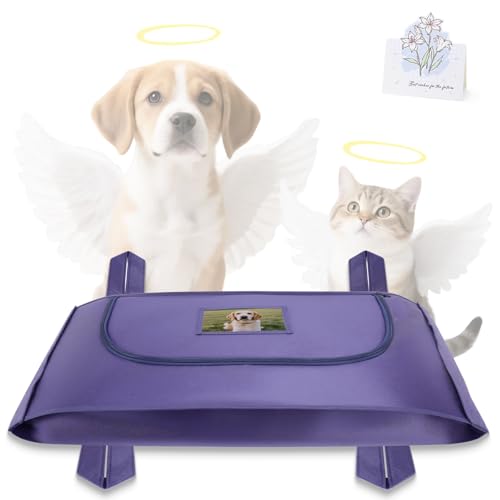 COSOWO Kleine Haustier-Grabtasche, würdevolle und auslaufsichere Körpertasche für verstorbene Haustiere, für Kaninchen, Kätzchen und kleine Hunde, inklusive Erinnerungskarte für den endgültigen COSOWO Kleine Haustier-Grabtasche, würdevolle und auslaufsichere Körpertasche für verstorbene Haustiere, für Kaninchen, Kätzchen und kleine Hunde, inklusive Erinnerungskarte für den endgültigen von COSOWO