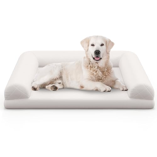 COSTWAY Orthopädisches Hundebett, Hundesofa mit seitlichen Rändern, weich und waschbar, für kleine & mittelgroße Hunde Katze, Katzenbett Katzensofa Indoor, Schaum, 90 x 69 x 18 cm COSTWAY Orthopädisches Hundebett, Hundesofa mit seitlichen Rändern, weich und waschbar, für kleine & mittelgroße Hunde Katze, Katzenbett Katzensofa Indoor, Schaum, 90 x 69 x 18 cm von COSTWAY