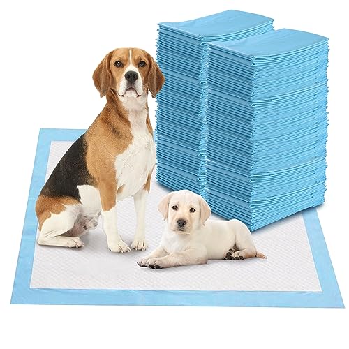 COSTWAY Trainingsunterlagen Hunde, Auslaufsicheres 5-lagiges Design, Welpenunterlagen Puppy-Pads, Hygieneunterlagen Einwegpads PIPI-Pads, Trainingspads Welpen (100 Stück 60x90cm) von COSTWAY