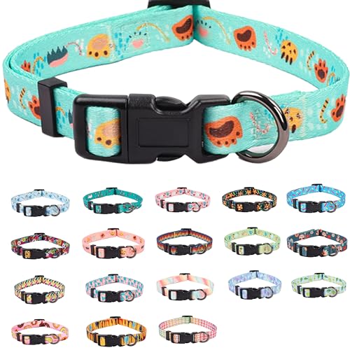 COSYHOMELONDON Hundehalsband für kleine Hunde, niedliches Halsband für kleine, mittelgroße und große Hunde, mit Blumenmuster, weich verstellbar, für Jungen, Mädchen, weiblich, männlich, COSYHOMELONDON Hundehalsband für kleine Hunde, niedliches Halsband für kleine, mittelgroße und große Hunde, mit Blumenmuster, weich verstellbar, für Jungen, Mädchen, weiblich, männlich, von COSYHOMELONDON