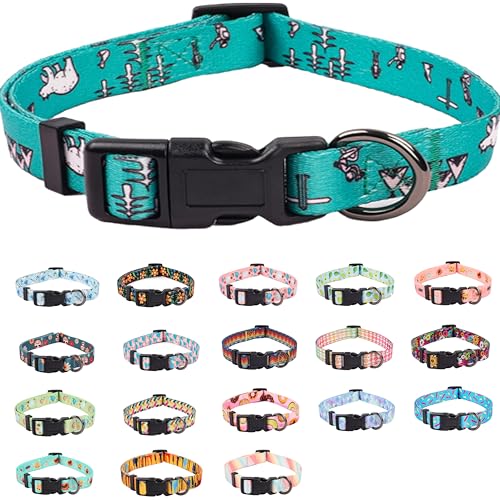 COSYHOMELONDON Hundehalsband für kleine Hunde, niedliches kleines, mittelgroßes, großes Hundehalsband, mit Blumenmuster, weich verstellbar, für Jungen, Mädchen, weiblich, männlich, Welpenhundehalsband COSYHOMELONDON Hundehalsband für kleine Hunde, niedliches kleines, mittelgroßes, großes Hundehalsband, mit Blumenmuster, weich verstellbar, für Jungen, Mädchen, weiblich, männlich, Welpenhundehalsband von COSYHOMELONDON