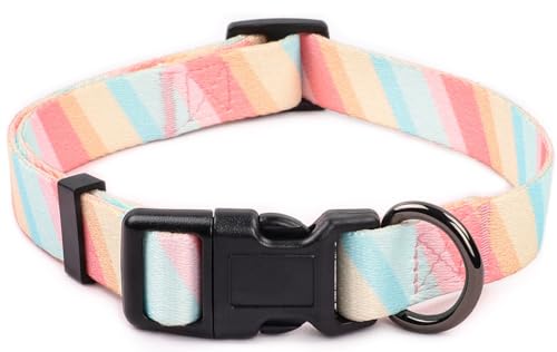 COSYHOMELONDON Hundehalsband für kleine Hunde, niedlich, klein, mittel, groß, mit Mustern, weich, verstellbar, für Jungen, Mädchen, weiblich, männlich, Welpen, Hundehalsband (Marshmallon, M) COSYHOMELONDON Hundehalsband für kleine Hunde, niedlich, klein, mittel, groß, mit Mustern, weich, verstellbar, für Jungen, Mädchen, weiblich, männlich, Welpen, Hundehalsband (Marshmallon, M) von COSYHOMELONDON