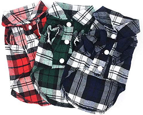 Poloshirt für kleine Hunde und Katzen, für alle Jahreszeiten, 3 Farben von COUTUDI