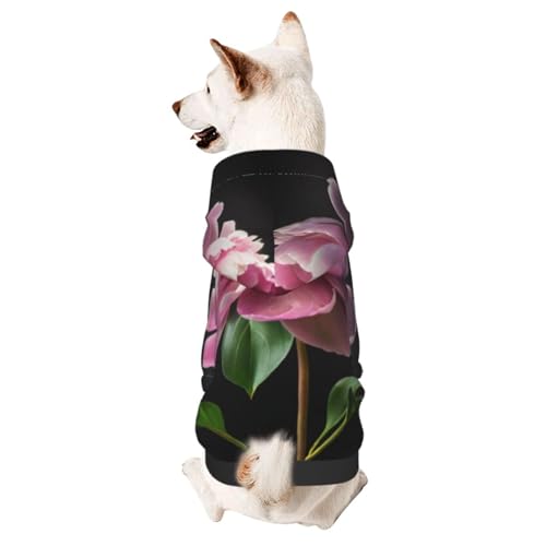 Peonysmall Haustier-Kapuzenpullover mit Kapuze, geeignet für kleine Hunde von COWMMWOC