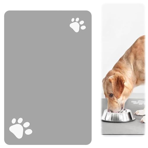 COYUN 1 Pcs Napfunterlage Hund rutschfest, Super Saugfähige Futtermatte für Hund und Katze 20x30 cm, Waschbar Hundenapf Futternapf Unterlage, Unterlage Hundenapf, Futterunterlage für Katzen und Hunde COYUN 1 Pcs Napfunterlage Hund rutschfest, Super Saugfähige Futtermatte für Hund und Katze 20x30 cm, Waschbar Hundenapf Futternapf Unterlage, Unterlage Hundenapf, Futterunterlage für Katzen und Hunde von COYUN