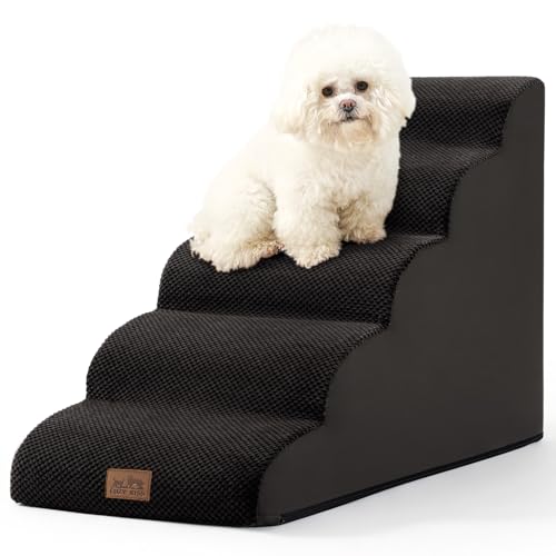 COZY KISS Hundetreppe für Hochbett, 57,4 cm hoch, kleine Hundetreppe für Welpen, ältere oder Katzen, gebogene Rampe für Auto, Leiter mit hochdichtem Schaumstoff, leicht, langlebig, 39,9 x 83,8 x 57,4 COZY KISS Hundetreppe für Hochbett, 57,4 cm hoch, kleine Hundetreppe für Welpen, ältere oder Katzen, gebogene Rampe für Auto, Leiter mit hochdichtem Schaumstoff, leicht, langlebig, 39,9 x 83,8 x 57,4 von COZY KISS