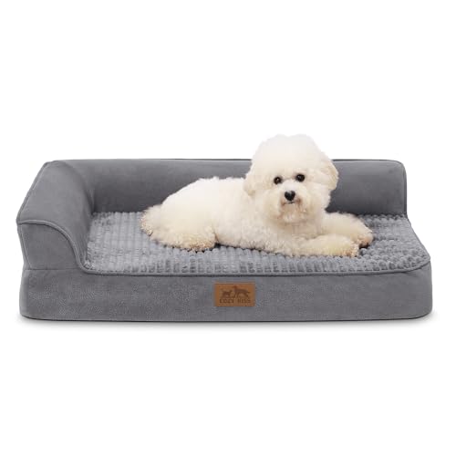 COZY KISS Orthopädisches Hundebett, 19cm Dicke Hundesofa für Mittelgroße Hunde, Abnehmbar und Waschbar Hundecouch, rutschfeste Unterseite, Wasserdichtes Innenfutter (Gris-L-Type, S(76 * 51 * 19CM)) COZY KISS Orthopädisches Hundebett, 19cm Dicke Hundesofa für Mittelgroße Hunde, Abnehmbar und Waschbar Hundecouch, rutschfeste Unterseite, Wasserdichtes Innenfutter (Gris-L-Type, S(76 * 51 * 19CM)) von COZY KISS