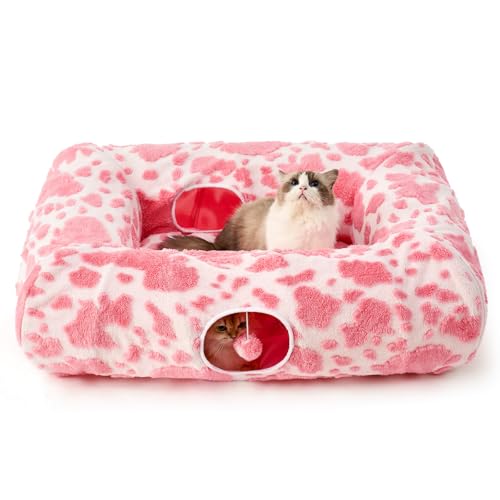 Cozy Kiss Katzentunnelbett für Indoor-Katzen, Rosa Cozy Kiss Katzentunnelbett für Indoor-Katzen, Rosa von COZY KISS