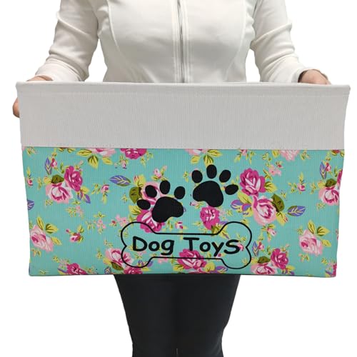 CPAKOWLGOO Großer faltbarer Spielzeugkorb für Hundespielzeug, rechteckig, für Spielzeug und Zubehör CPAKOWLGOO Großer faltbarer Spielzeugkorb für Hundespielzeug, rechteckig, für Spielzeug und Zubehör von CPAKOWLGOO