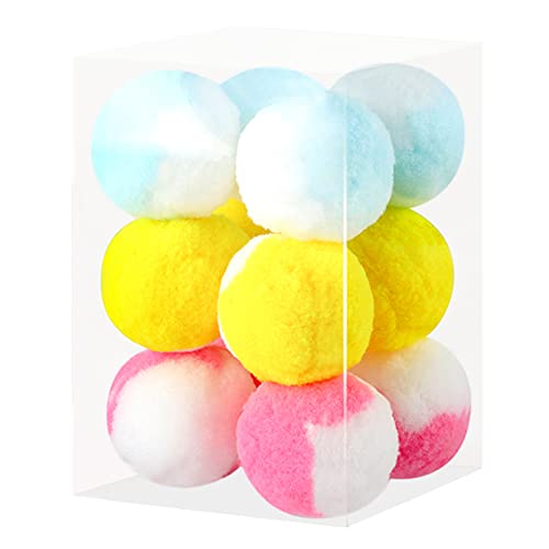 CPAOWEHF 12 Stück für Katzen, 4,6 cm, 3 cm, kleines Plüsch, bunt, Kätzchen, Jagd, zunehmende Übung für Indoor-Katzen CPAOWEHF 12 Stück für Katzen, 4,6 cm, 3 cm, kleines Plüsch, bunt, Kätzchen, Jagd, zunehmende Übung für Indoor-Katzen von CPAOWEHF