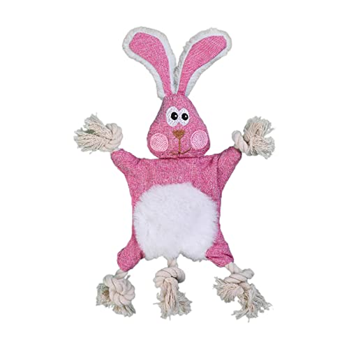 CPAOWEHF Animal Cotton Plush Toy with Crinkle Paper for Teeth Tething for Tough Rope for Puppy B von CPAOWEHF