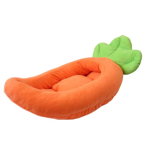 CPAOWEHF Hundebett Stilvolles Karottennest Für Kleine Welpen Kätzchen Cartoon Korb Haustierbett Abnehmbares Kissen Für Den Haushalt CPAOWEHF Hundebett Stilvolles Karottennest Für Kleine Welpen Kätzchen Cartoon Korb Haustierbett Abnehmbares Kissen Für Den Haushalt von CPAOWEHF