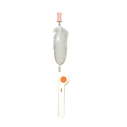 CPAOWEHF Interaktives Katzenspielzeug Federstab Teaser Spielzeug mit Licht, 25-63 cm lang, einziehbar CPAOWEHF Interaktives Katzenspielzeug Federstab Teaser Spielzeug mit Licht, 25-63 cm lang, einziehbar von CPAOWEHF