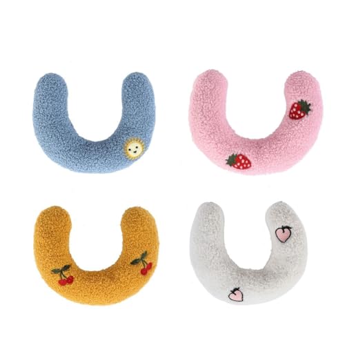 CPAOWEHF Kätzchen-Nackenkissen, U-Form, Nackenkissen, Katzen-Schlafkissen, Nackenkissen, schützendes Katzenkissen, 2 Stück CPAOWEHF Kätzchen-Nackenkissen, U-Form, Nackenkissen, Katzen-Schlafkissen, Nackenkissen, schützendes Katzenkissen, 2 Stück von CPAOWEHF