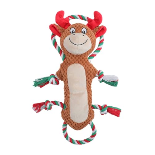 CPAOWEHF Weihnachten Hunde Kauspielzeug Haustier Plüsch Spielzeug Zahnen für Langeweile Haustier Hunde Weiches Quietschendes Hundeseil Spielzeug für Haustier Welpen CPAOWEHF Weihnachten Hunde Kauspielzeug Haustier Plüsch Spielzeug Zahnen für Langeweile Haustier Hunde Weiches Quietschendes Hundeseil Spielzeug für Haustier Welpen von CPAOWEHF