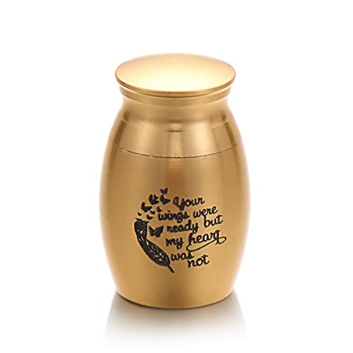 CPDDNGZMKK Gedenkstätten Für Haustiere 1Pc Mini Memorial Urne Aluminiumlegierung Gewindedeckel Pet Urnen Geliebte Pet Andenken Bestattungsurne Trauerbox(3,S) von CPDDNGZMKK