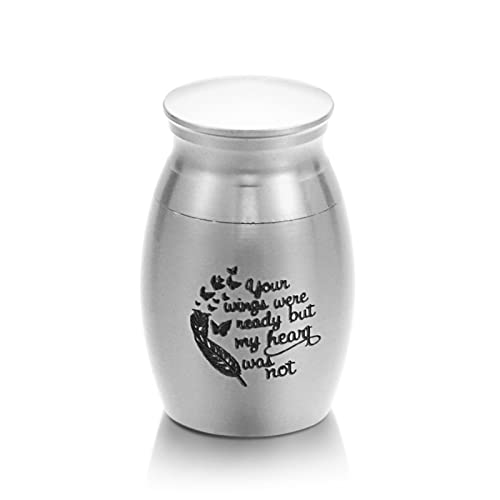 CPDDNGZMKK Gedenkstätten Für Haustiere 1Pc Mini Memorial Urne Aluminiumlegierung Gewindedeckel Pet Urnen Geliebte Pet Andenken Bestattungsurne Trauerbox(5,S) von CPDDNGZMKK