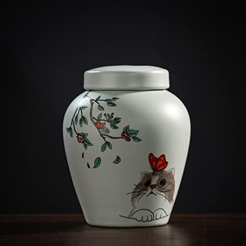 CPDDNGZMKK Gedenkstätten Für Haustiere Pet Urn for Dogs Cats Ashes Keepsake Memorial Box Funeral Set Burial Urns for Cremated Remains Ash Vial Adult Funeral Urn Pet Cat and Dog Urn 89082 Trauerbox von CPDDNGZMKK