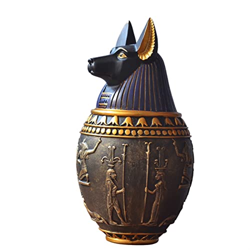 CPDDNGZMKK Gedenkstätten Für Haustiere Tierharz Kleine Haustierurne Vogel Hund Haustierurne Einäscherung Haustiersarg Beerdigung Altägyptische Retro-Modellierung Trauerbox(2) von CPDDNGZMKK