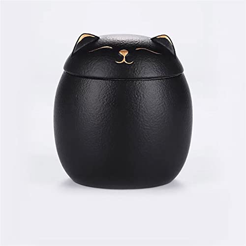 Gedenkstätten Für Haustiere Pet Urn For Dogs Cats Ashes Keepsake Memorial Box Funeral Set Burial Urns For Cremated Remains Ash Vial Adult Funeral Urn Pet Cat And Dog Urn 21794 Trauerbox(Black,L) von CPDDNGZMKK