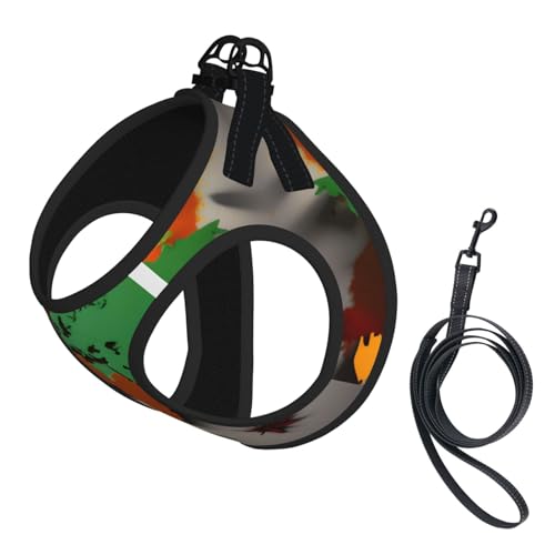 L Haustier-Leine, Weste und Hundegeschirr, kleine Weltkarte aus Gewürzen, mit Schnalle, Hundebegleiter, Outdoor-Reisen L Haustier-Leine, Weste und Hundegeschirr, kleine Weltkarte aus Gewürzen, mit Schnalle, Hundebegleiter, Outdoor-Reisen von CPyuqw