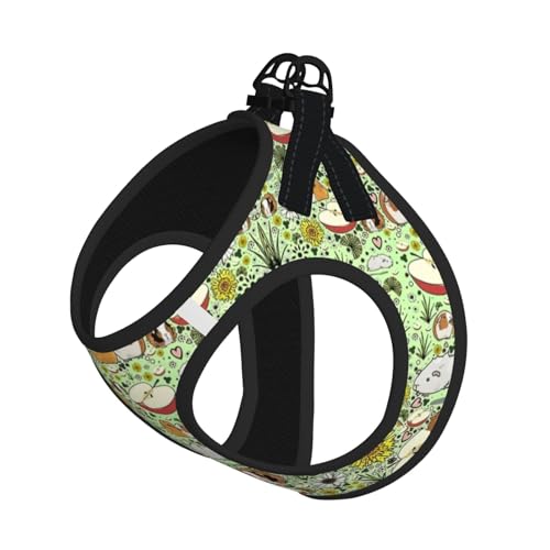 M Haustier-Leine, Weste und Hundegeschirr, kleine Größe, Meerschweinchen-Druck, Leinen-Set mit Schnalle, Hundebegleiter, Outdoor-Reisen M Haustier-Leine, Weste und Hundegeschirr, kleine Größe, Meerschweinchen-Druck, Leinen-Set mit Schnalle, Hundebegleiter, Outdoor-Reisen von CPyuqw