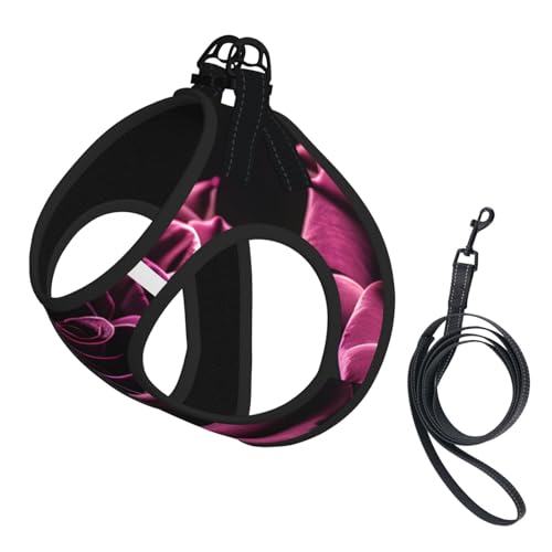 M Haustier-Leine, Weste und Hundegeschirr, kleine Größe, gotischer Rosen-Druck, Leinenset mit Schnalle, Hundebegleiter, Outdoor-Reisen M Haustier-Leine, Weste und Hundegeschirr, kleine Größe, gotischer Rosen-Druck, Leinenset mit Schnalle, Hundebegleiter, Outdoor-Reisen von CPyuqw
