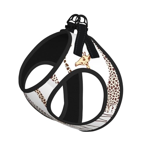 M Haustier-Leine, Weste und Hundegeschirr, kleine Größe, niedliches Cartoon-Giraffen-Druck, Leinen-Set mit Schnalle, Hundebegleiter, Outdoor-Reisen M Haustier-Leine, Weste und Hundegeschirr, kleine Größe, niedliches Cartoon-Giraffen-Druck, Leinen-Set mit Schnalle, Hundebegleiter, Outdoor-Reisen von CPyuqw