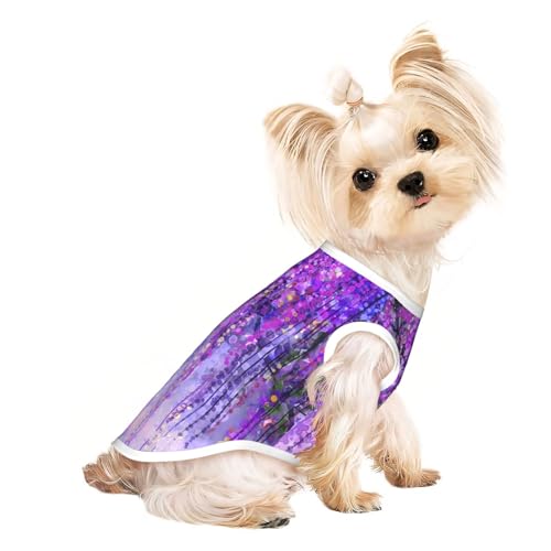 M Pet atmungsaktives ärmelloses T-Shirt – weiches Blumen-Baum-Druck, dehnbare Weste für Hunde und Katzen, leichtes Tanktop M Pet atmungsaktives ärmelloses T-Shirt – weiches Blumen-Baum-Druck, dehnbare Weste für Hunde und Katzen, leichtes Tanktop von CPyuqw