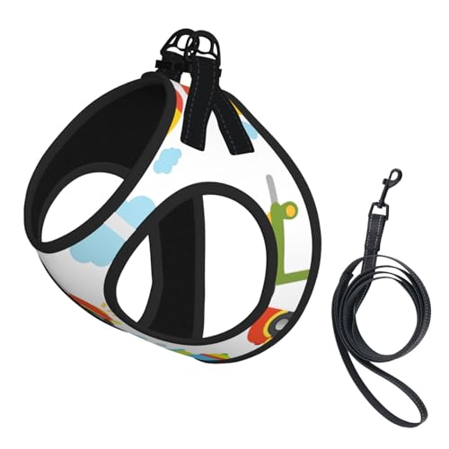 S Haustier-Leine, Weste und Hundegeschirr, klein, abwechslungsreiches Transport-Druck-Leinen-Set mit Schnalle, Hundebegleiter, Outdoor-Reisen S Haustier-Leine, Weste und Hundegeschirr, klein, abwechslungsreiches Transport-Druck-Leinen-Set mit Schnalle, Hundebegleiter, Outdoor-Reisen von CPyuqw