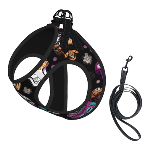 S Haustier-Leine, Weste und Hundegeschirr, klein, mit Schnalle, Hundebegleiter, Outdoor-Reisen von CPyuqw