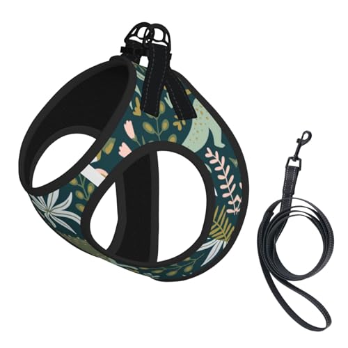 S Haustier-Leine, Weste und Hundegeschirr, kleine Größe, niedlicher Dinosaurier-Druck, mit Schnalle, Hundebegleiter, Outdoor-Reisen S Haustier-Leine, Weste und Hundegeschirr, kleine Größe, niedlicher Dinosaurier-Druck, mit Schnalle, Hundebegleiter, Outdoor-Reisen von CPyuqw