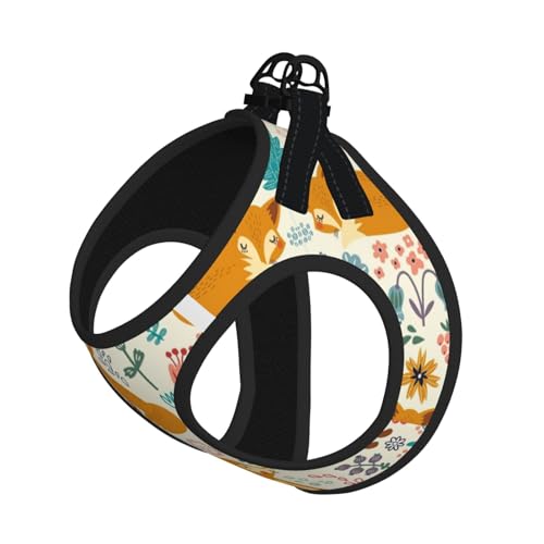 S Haustier-Leine, Weste und Hundegeschirr, kleine Größe, niedliches Blumenmuster mit Schnalle, Hundebegleiter, Outdoor-Reisen S Haustier-Leine, Weste und Hundegeschirr, kleine Größe, niedliches Blumenmuster mit Schnalle, Hundebegleiter, Outdoor-Reisen von CPyuqw