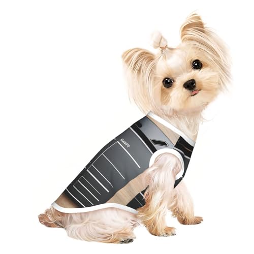 S Pet atmungsaktives ärmelloses T-Shirt – weiche Filme, Clapperboard-Druck, dehnbare Weste für Hunde und Katzen, leichtes Tanktop S Pet atmungsaktives ärmelloses T-Shirt – weiche Filme, Clapperboard-Druck, dehnbare Weste für Hunde und Katzen, leichtes Tanktop von CPyuqw