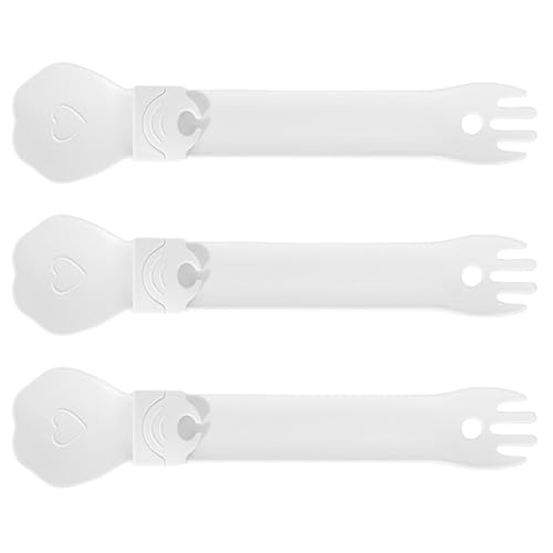 CQEAZ Futterquetscher, Futterspender, Leckerli-Stick-Presse, Nassfutter, Futterkontrolle, Löffel, Nassfutter, Spender, 3 Stück von CQEAZ