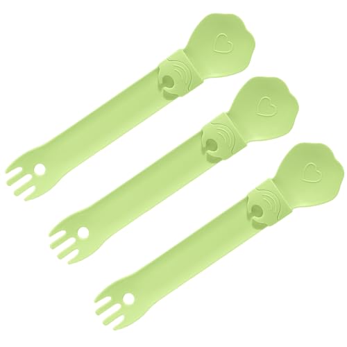 CQEAZ Futterquetscher, Futterspender, Leckerli-Stick-Presse, Nassfutter, Futterkontrolle, Löffel, Nassfutter, Spender, 3 Stück von CQEAZ