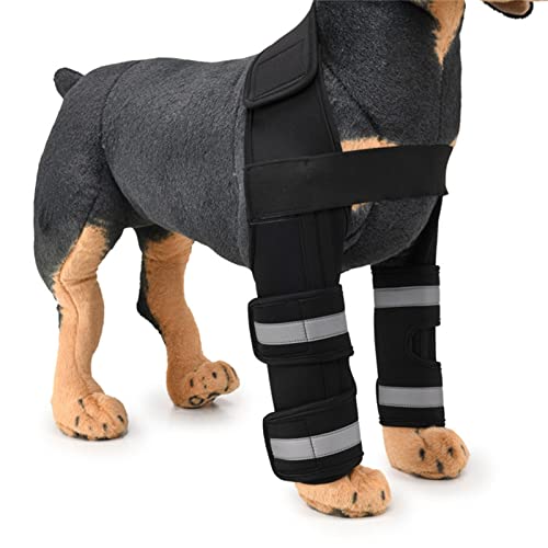 Ellenbogenschutz für Hunde, Knieschutz, Anti-Lecken, Wundbeinbandage, Vorderkniebedeckungen, Erholungsbeinschutz, Hunde-Ellenbogenschutz von CQEAZ