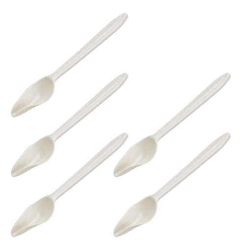 Futterlöffel, CQEAZ für Vögel, Papageien, Futterlöffel, Spitzmilch, zum Füttern und Bewässern von Babys, 5 Stück Futterlöffel, CQEAZ für Vögel, Papageien, Futterlöffel, Spitzmilch, zum Füttern und Bewässern von Babys, 5 Stück von CQEAZ