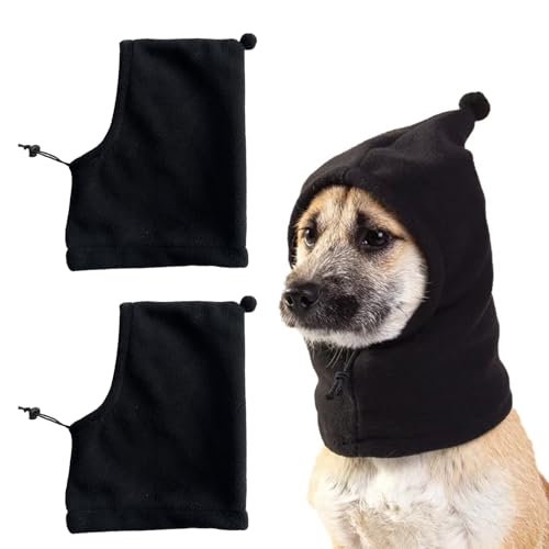 CQJ Hundemütze, Leopardenmuster, Flanellmütze, Haustier, Weihnachten, Winter, warme Mützen, niedliches Zubehör, Hals-Ohrenwärmer, Pullover, Kapuze, warmer Schal, beruhigende Hundekapuze für kleine CQJ Hundemütze, Leopardenmuster, Flanellmütze, Haustier, Weihnachten, Winter, warme Mützen, niedliches Zubehör, Hals-Ohrenwärmer, Pullover, Kapuze, warmer Schal, beruhigende Hundekapuze für kleine von CQJ