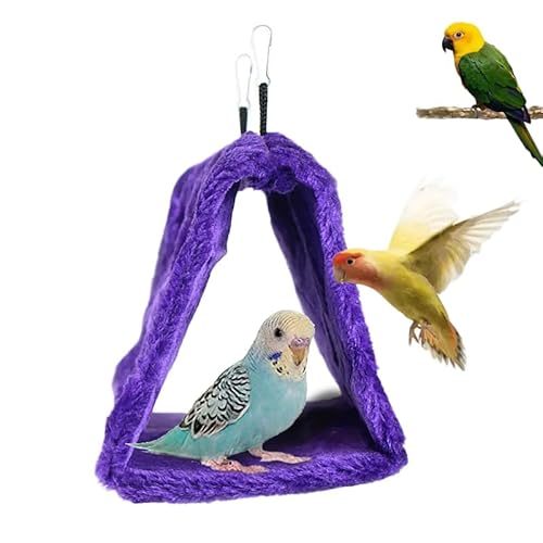 CQJ Vogelnest Kuschelhütte Weiches Plüsch-Hängematten-für Haustiere wie Hamster, Papageien, Aras, Wellensittiche, Edelpapageien, Sittiche, Nymphensittiche, Kakadus und Liebesvögel (Lila) CQJ Vogelnest Kuschelhütte Weiches Plüsch-Hängematten-für Haustiere wie Hamster, Papageien, Aras, Wellensittiche, Edelpapageien, Sittiche, Nymphensittiche, Kakadus und Liebesvögel (Lila) von CQJ