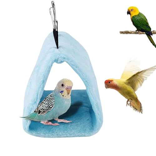 CQJ Vogelnest Kuschelhütte Weiches Plüsch-Hängematten-für Haustiere wie Hamster, Papageien, Aras, Wellensittiche, Edelpapageien, Sittiche, Nymphensittiche, Kakadus und Liebesvögel (Blau) CQJ Vogelnest Kuschelhütte Weiches Plüsch-Hängematten-für Haustiere wie Hamster, Papageien, Aras, Wellensittiche, Edelpapageien, Sittiche, Nymphensittiche, Kakadus und Liebesvögel (Blau) von CQJ