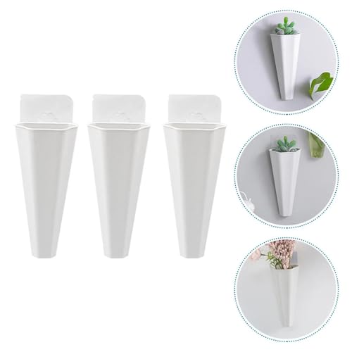 Terrarien für Blumenkübel 3 Pcs Hydrokultur Wand-Montiert Blumentopf Pflanze Vase Schmuck Schiff Haushalt Blumentopf Dekor Terrarium Flaschengarten von CQJJXKYC